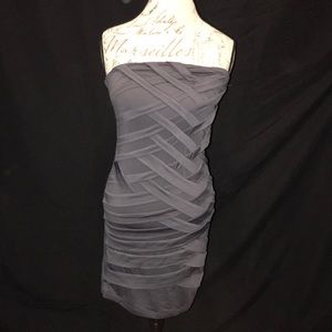 Grey body con dress
